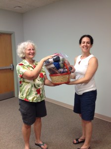 After a great program a gift for our teacher