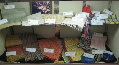 One of the display cases from a previous year