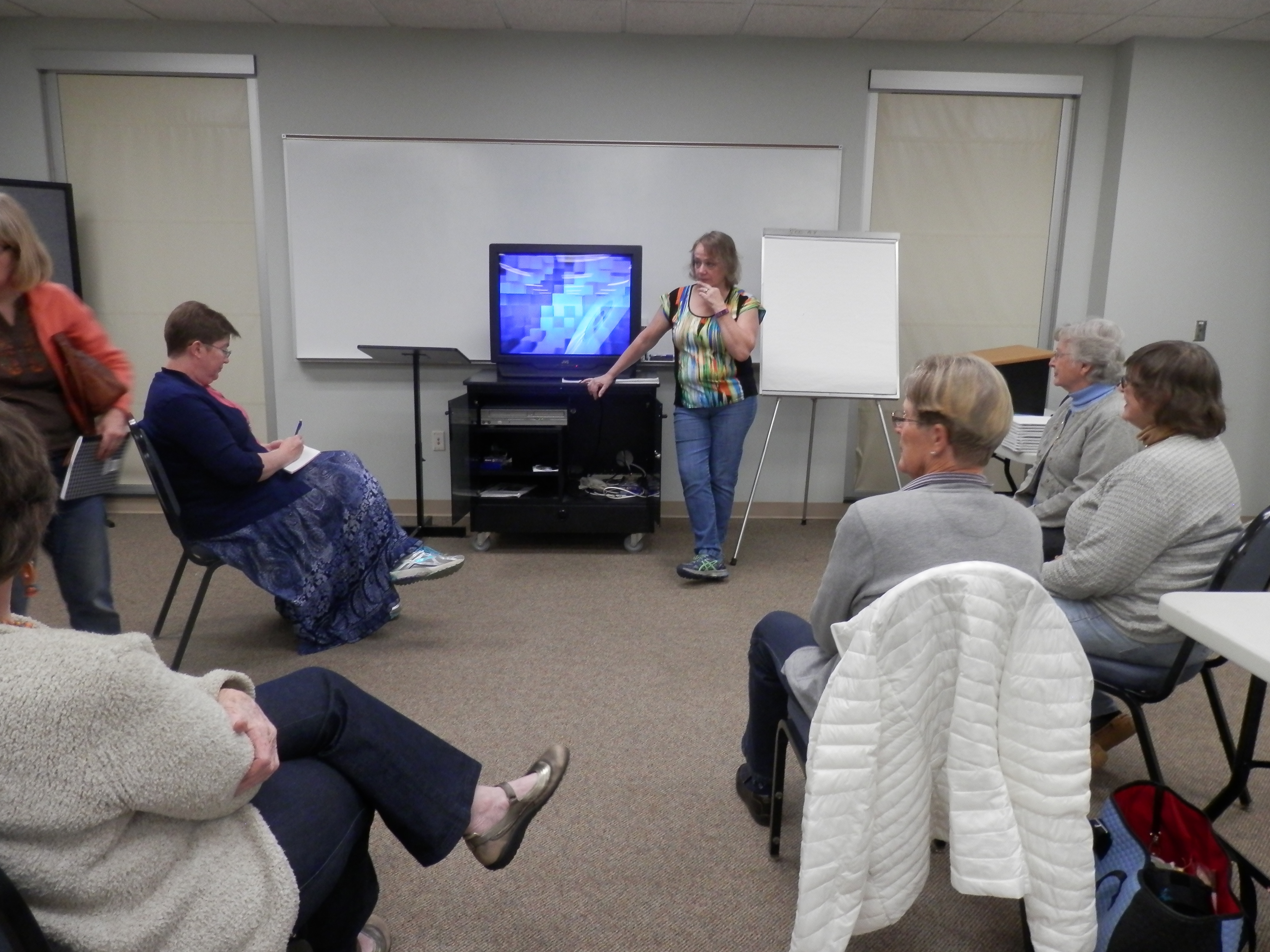 Patty showed an inspiring video about embellishment.