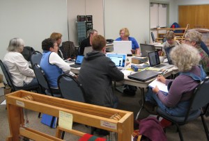 Sandhills Handweavers Guild Tartan workshop study session Sandhills Handweavers Guild fiber workshop study session