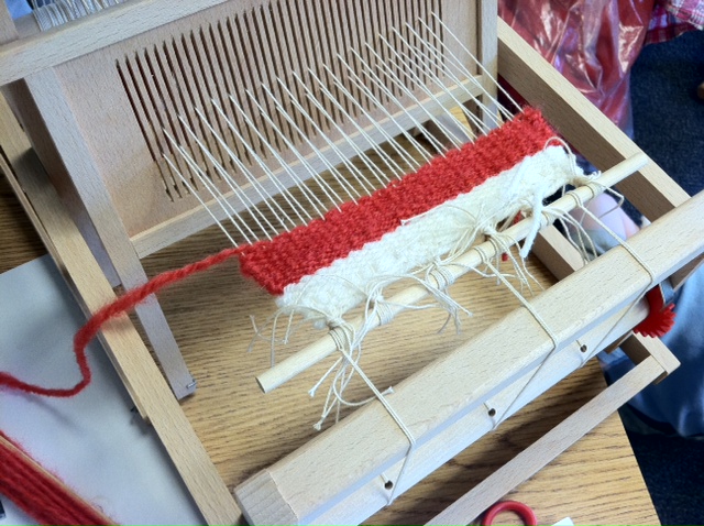 Brio loom ready for A New Coat for Anna