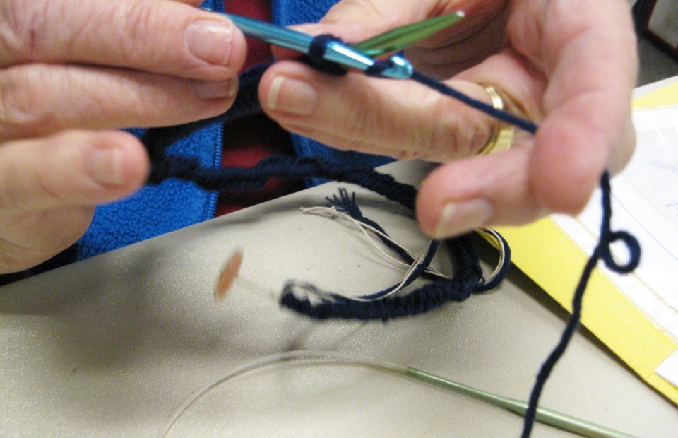 Betty, crocheted cast on