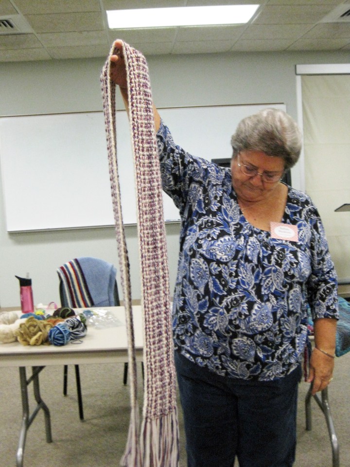 Random striped scarf