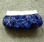 Patty's machine embroidered clutch