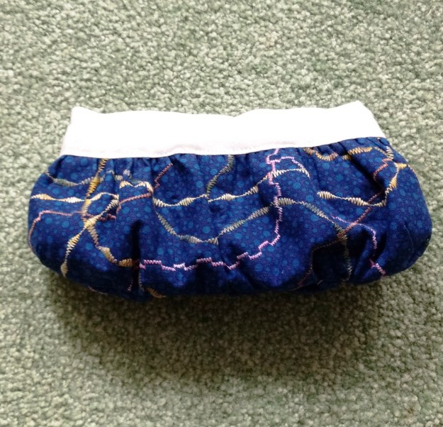 Patty's machine embroidered clutch