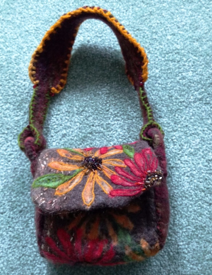 Teresa's felted purse